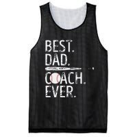 Best Dad Coach Ever Baseball Patriotic For Father's Day Mesh Reversible Basketball Jersey Tank