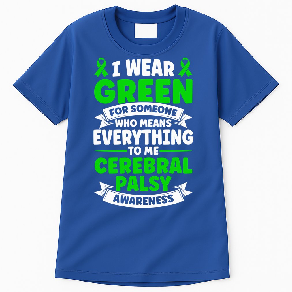 Brain Damage Cerebral Palsy Awareness Cerebral Palsy Gift Tall T-Shirt