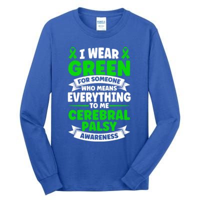 Brain Damage Cerebral Palsy Awareness Cerebral Palsy Gift Tall Long Sleeve T-Shirt