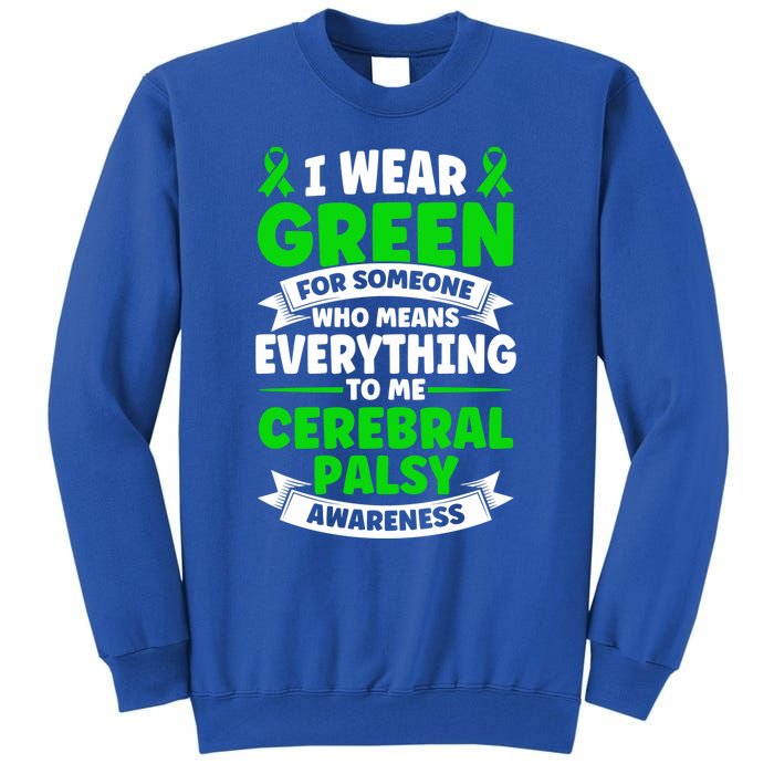 Brain Damage Cerebral Palsy Awareness Cerebral Palsy Gift Tall Sweatshirt