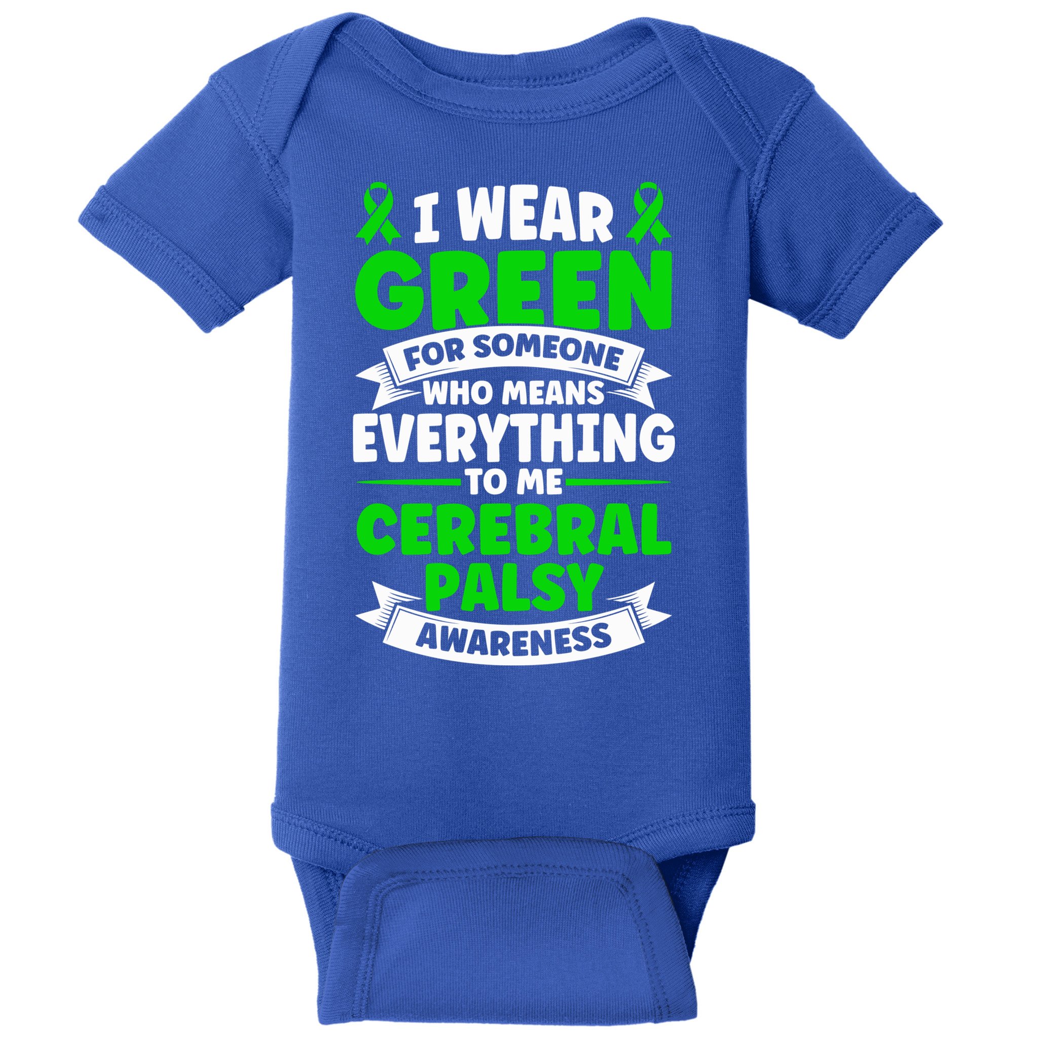 Brain Damage Cerebral Palsy Awareness Cerebral Palsy Gift Baby Bodysuit