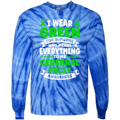 Brain Damage Cerebral Palsy Awareness Cerebral Palsy Gift Tie-Dye Long Sleeve Shirt