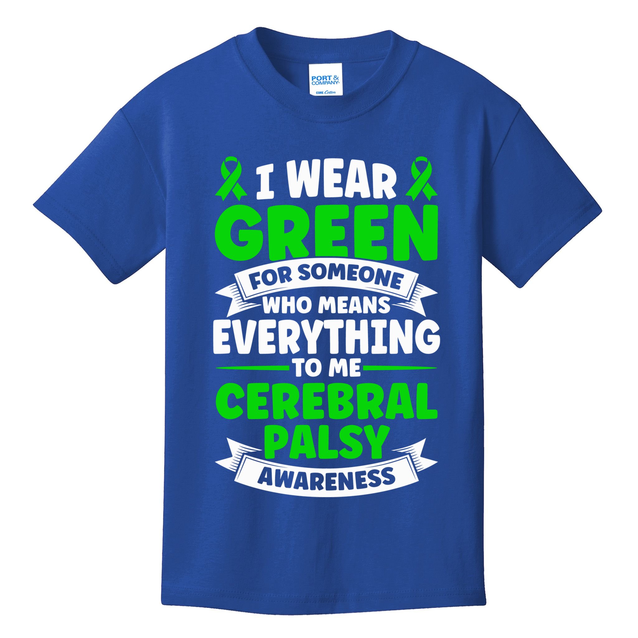 Brain Damage Cerebral Palsy Awareness Cerebral Palsy Gift Kids T-Shirt