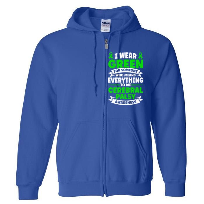 Brain Damage Cerebral Palsy Awareness Cerebral Palsy Gift Full Zip Hoodie