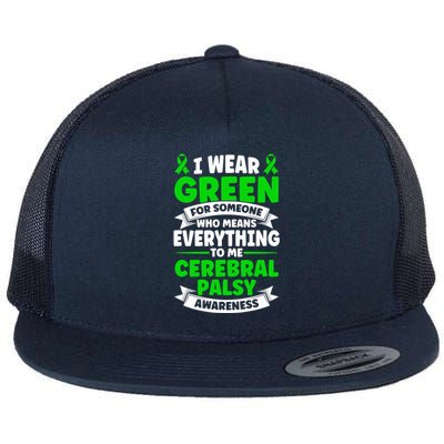 Brain Damage Cerebral Palsy Awareness Cerebral Palsy Gift Flat Bill Trucker Hat