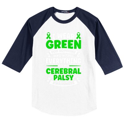 Brain Damage Cerebral Palsy Awareness Cerebral Palsy Gift Baseball Sleeve Shirt