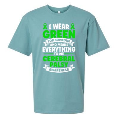 Brain Damage Cerebral Palsy Awareness Cerebral Palsy Gift Sueded Cloud Jersey T-Shirt