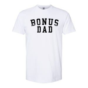 Bonus Dad Classic Bold Font Birthday Bonus Dad Softstyle CVC T-Shirt