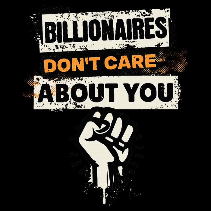 Billionaires Don't Care About You Social Justice Protest  Cooling Performance Crew T-Shirt