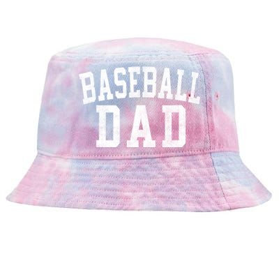 Baseball Dad Classic Bold Font FatherS Day Daddy Tie-Dyed Bucket Hat