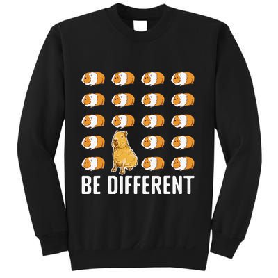 Be different Capybaras Funny Capibara Rodent Capybara  Sweatshirt