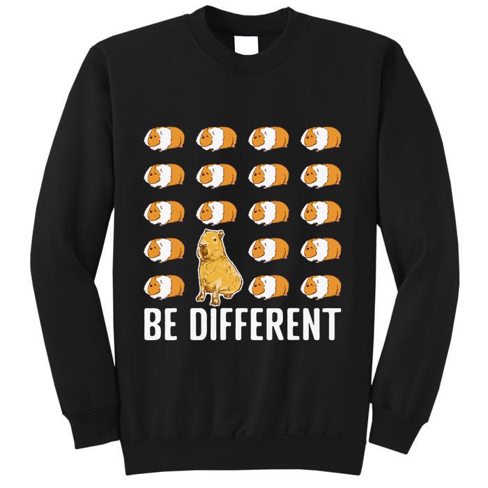 Be different Capybaras Funny Capibara Rodent Capybara  Sweatshirt