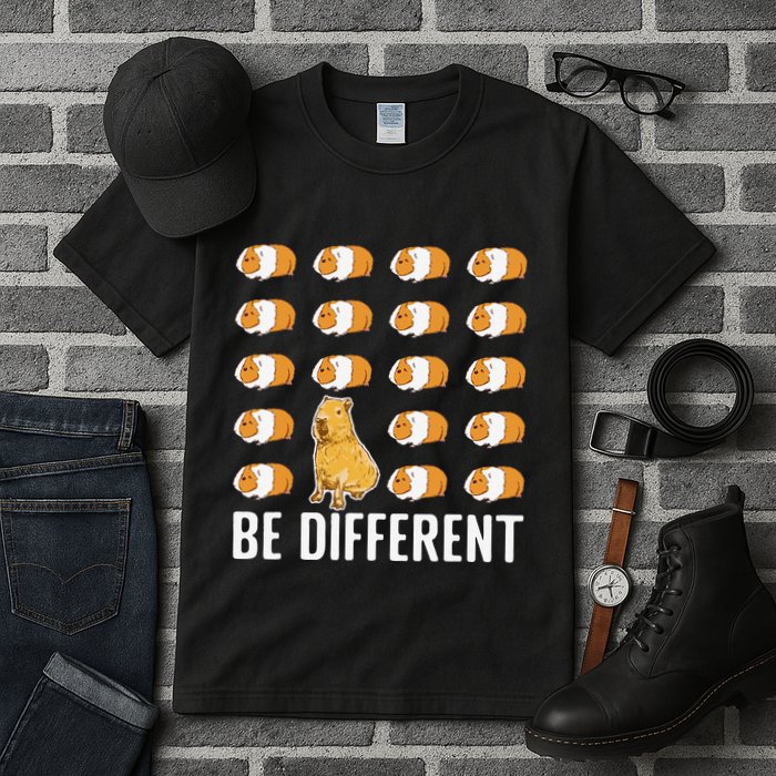 Be different Capybaras Funny Capibara Rodent Capybara  Tall T-Shirt