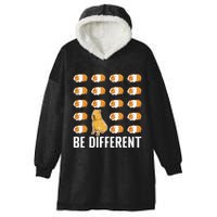 Be different Capybaras Funny Capibara Rodent Capybara  Hooded Wearable Blanket