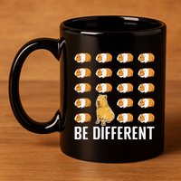 Be different Capybaras Funny Capibara Rodent Capybara  11oz C Handle Ceramic Mug