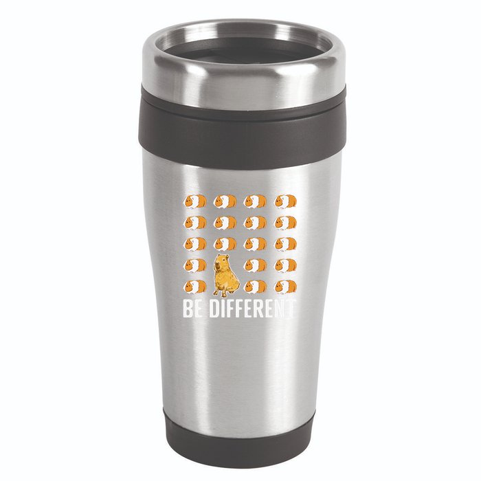 Be different Capybaras Funny Capibara Rodent Capybara  16oz Travel Tumbler