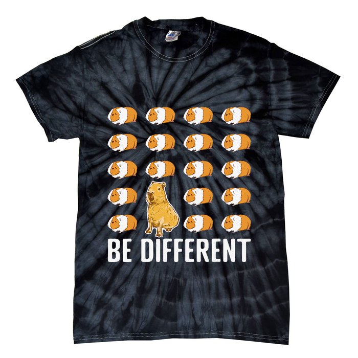 Be different Capybaras Funny Capibara Rodent Capybara  Tie-Dye T-Shirt