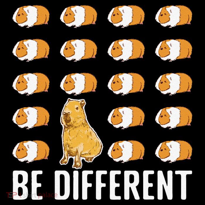 Be different Capybaras Funny Capibara Rodent Capybara  Toddler Hoodie