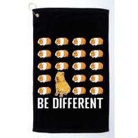 Be different Capybaras Funny Capibara Rodent Capybara  Golf Towel