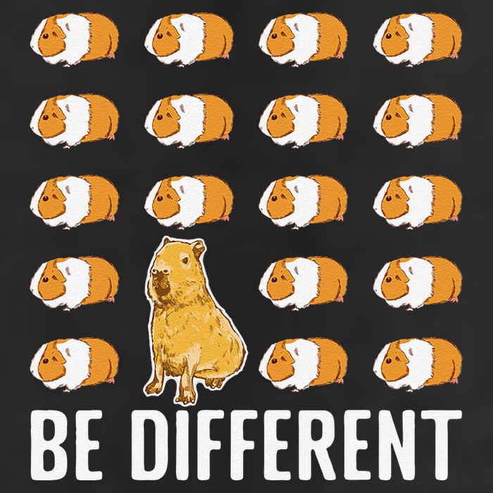 Be different Capybaras Funny Capibara Rodent Capybara  Microfiber Hand Towel