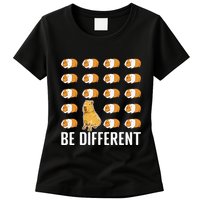 Be different Capybaras Funny Capibara Rodent Capybara  Womens T-Shirt