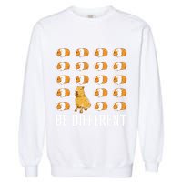 Be different Capybaras Funny Capibara Rodent Capybara  Garment-Dyed Sweatshirt