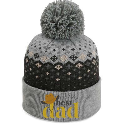 Best Dad Cowboy The Baniff Cuffed Pom Beanie