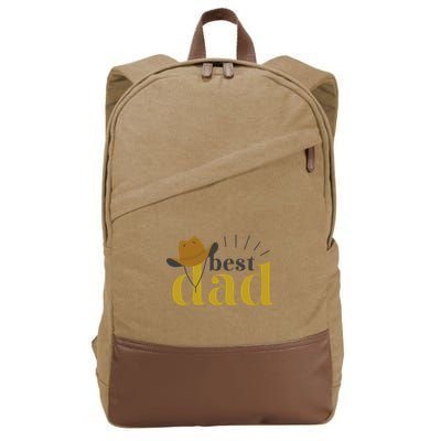 Best Dad Cowboy Cotton Canvas Backpack