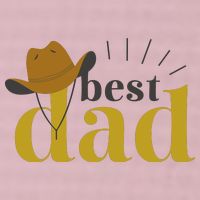 Best Dad Cowboy 25L Jumbo Tote