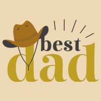 Best Dad Cowboy Zip Tote Bag
