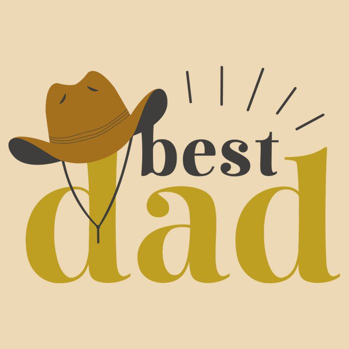 Best Dad Cowboy Zip Tote Bag