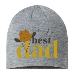 Best Dad Cowboy Sustainable Beanie