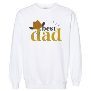 Best Dad Cowboy Garment-Dyed Sweatshirt