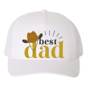 Best Dad Cowboy Yupoong Adult 5-Panel Trucker Hat