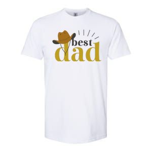 Best Dad Cowboy Softstyle CVC T-Shirt