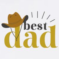 Best Dad Cowboy Beanie