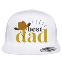 Best Dad Cowboy Flatbill Hat