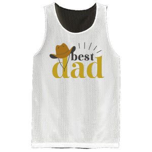 Best Dad Cowboy Mesh Reversible Basketball Jersey Tank