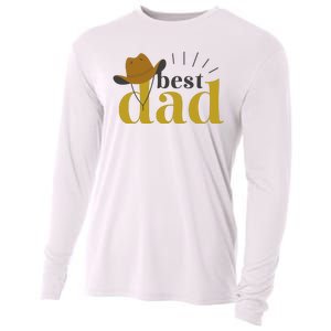 Best Dad Cowboy Cooling Performance Long Sleeve Crew