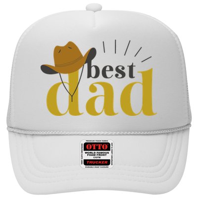 Best Dad Cowboy Trucker Hat