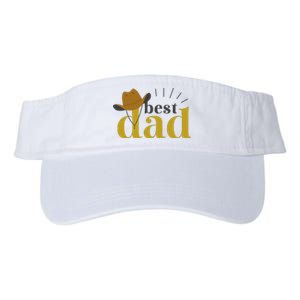 Best Dad Cowboy Valucap Bio-Washed Visor