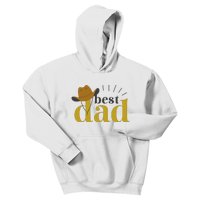 Best Dad Cowboy Kids Hoodie