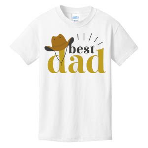 Best Dad Cowboy Kids T-Shirt