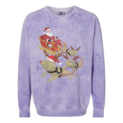 Bearded Dragon Christmas Colorblast Crewneck Sweatshirt