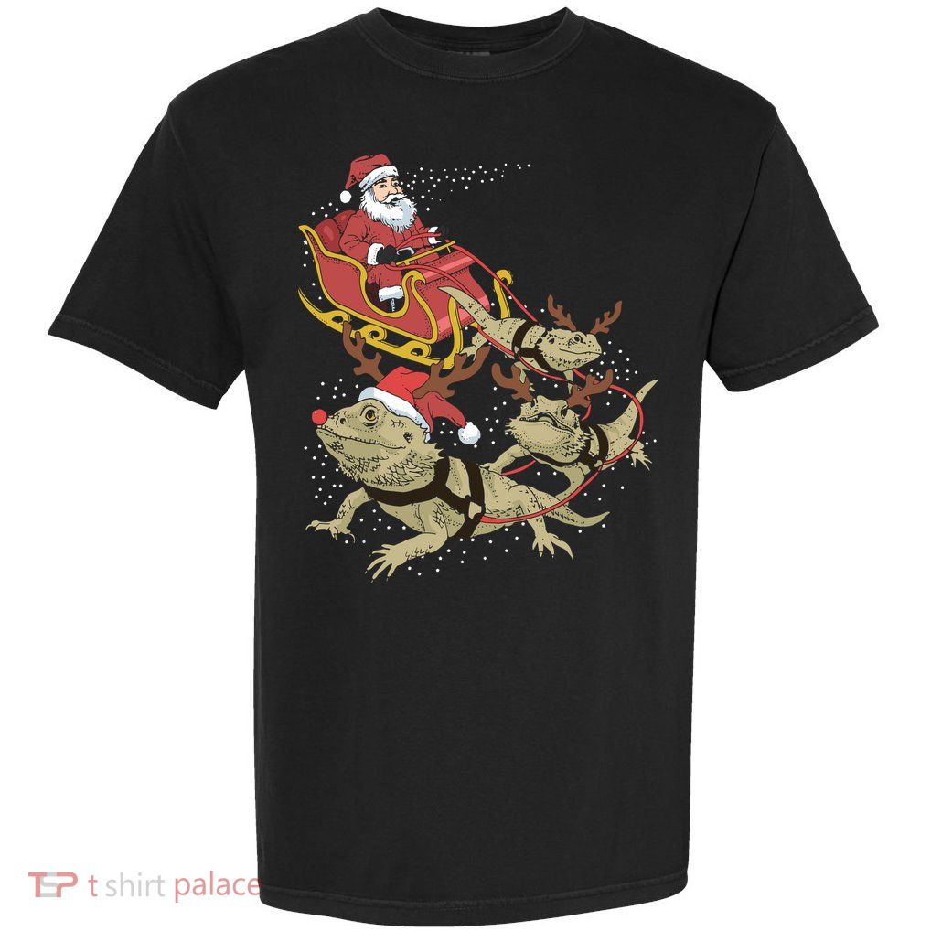 Bearded Dragon Christmas Garment-Dyed Heavyweight T-Shirt