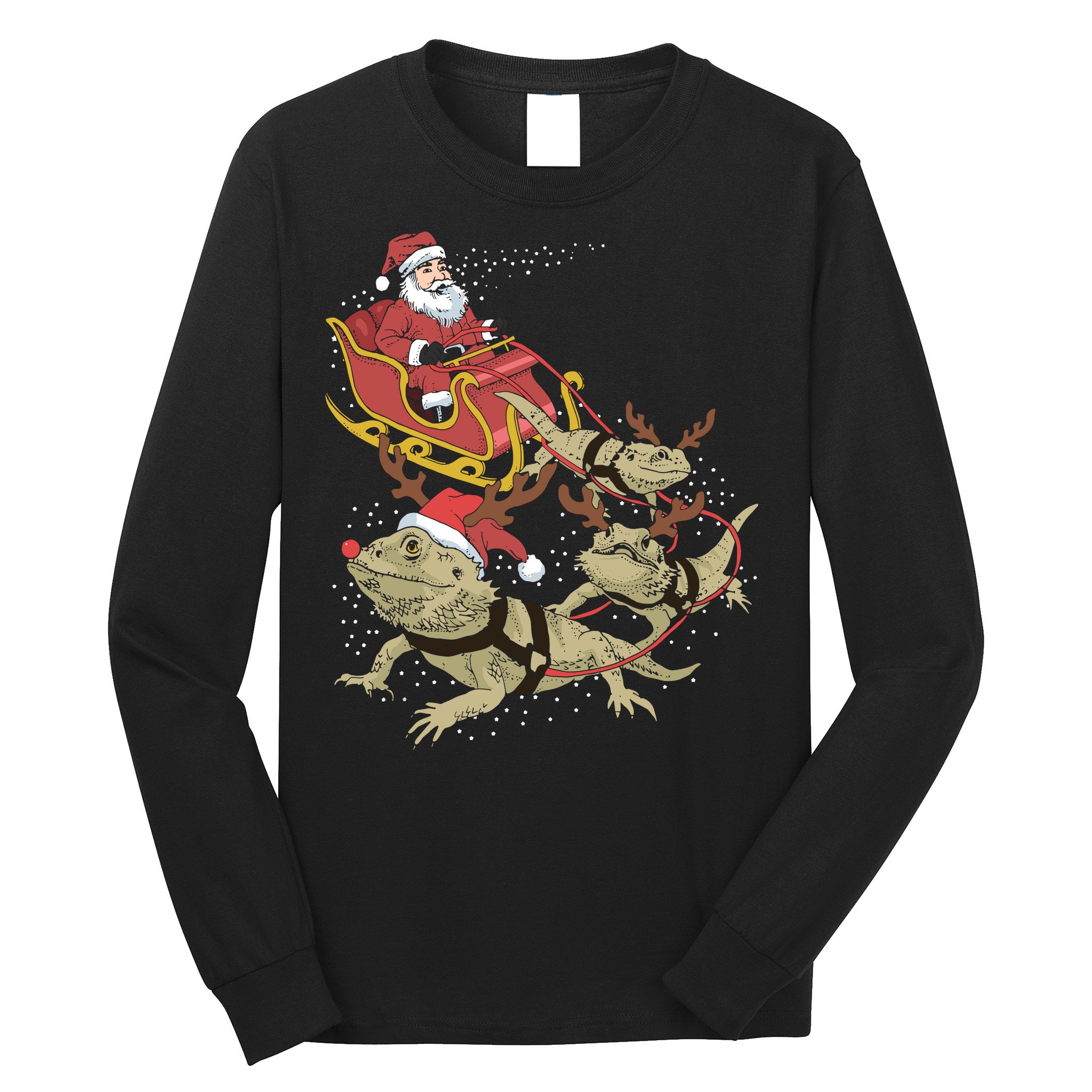 Bearded Dragon Christmas Long Sleeve Shirt