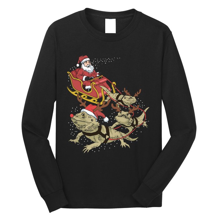 Bearded Dragon Christmas Long Sleeve Shirt