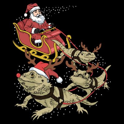 Bearded Dragon Christmas T-Shirt