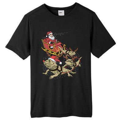 Bearded Dragon Christmas Tall Fusion ChromaSoft Performance T-Shirt