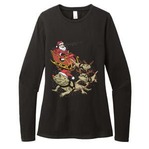 Bearded Dragon Christmas Womens CVC Long Sleeve Shirt